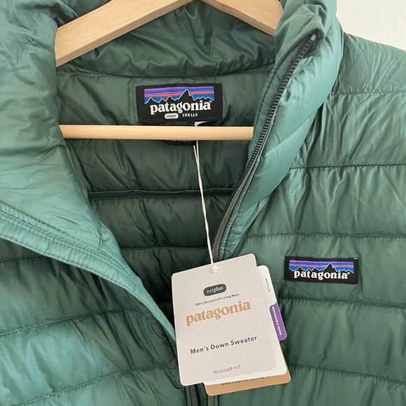 Patagonia Men's Down Sweater, Green (Small) - Picture 3 of 3